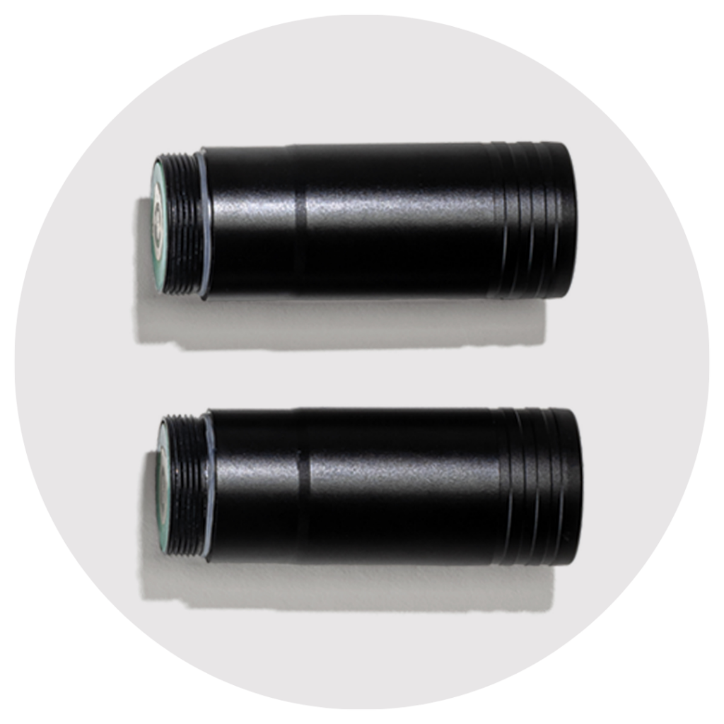 two collagen pin lithium ion batteries