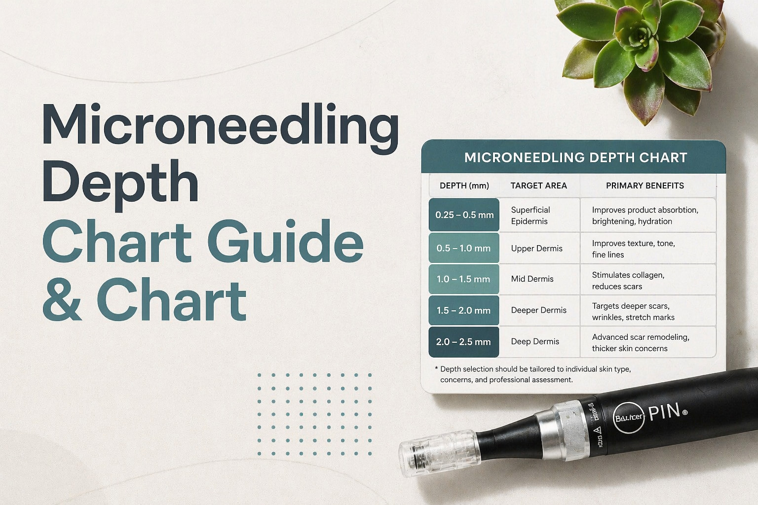 You are currently viewing Microneedling Depth Chart & Guide (2026)